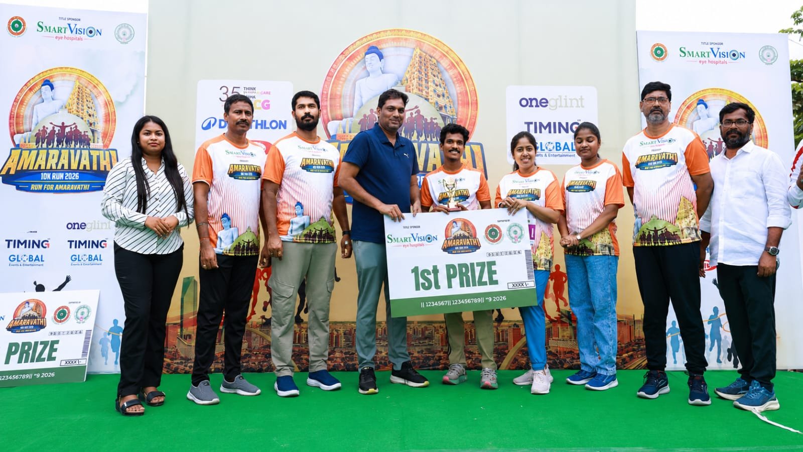 1st Prize Celebration